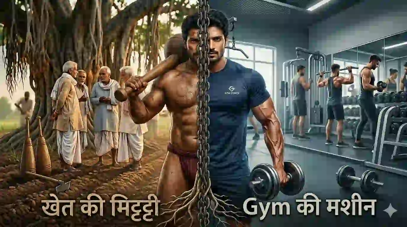 Gym की मशीन vs खेत की मिट्टी