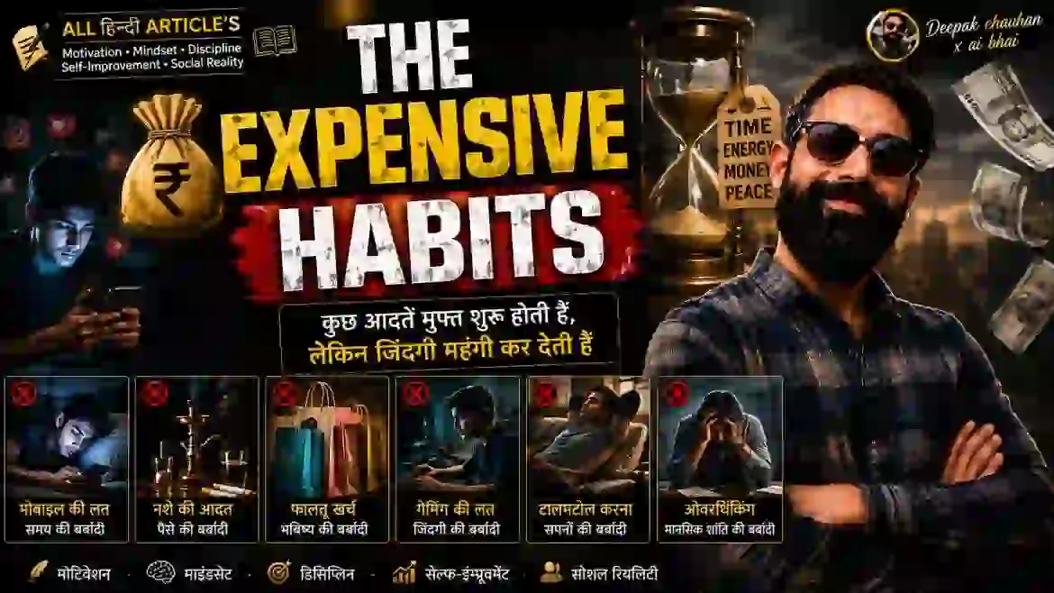 The Expensive Habits — कुछ आदतें मुफ्त शुरू होती हैं, पर जिंदगी महंगी कर देती हैं