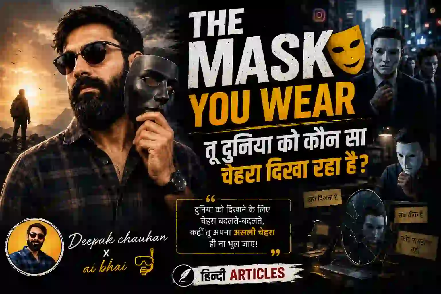 The Mask You Wear — तू दुनिया को कौन सा चेहरा दिखा रहा है?